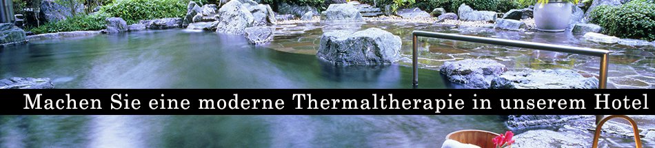 Machen Sie eine moderne Thermaltherapie in unserem Hotel